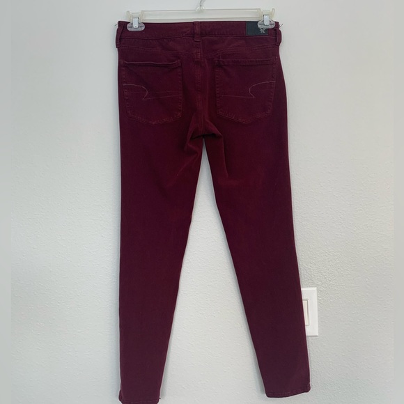 American Eagle stretch wine jegging 8 - Picture 6 of 10